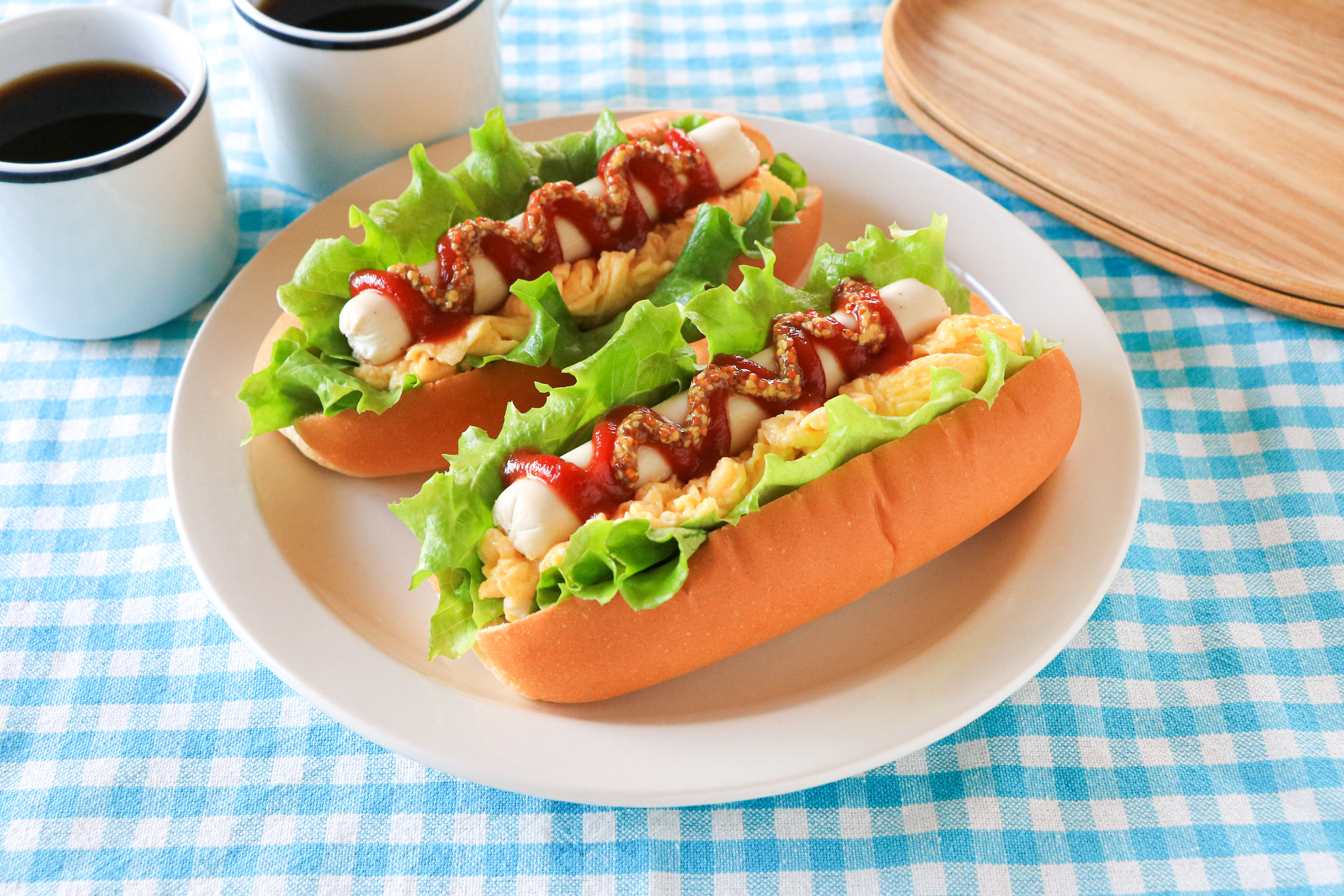 D-HADAソーセージのホットドッグ